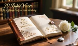70 Bible Verses for a Young Lady on Her Birthday