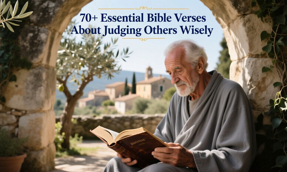 70+ Essential Bible Verses About Judging Others Wisely