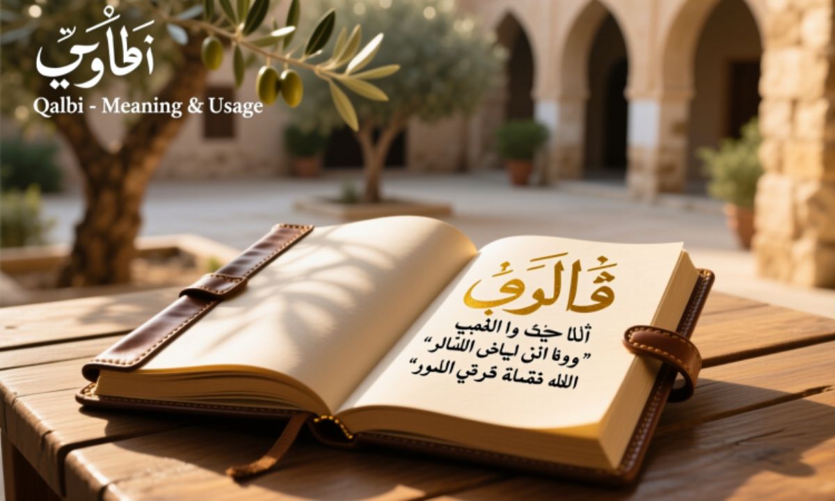 The Word “Qalbi” Meaning in Arabic With Examples
