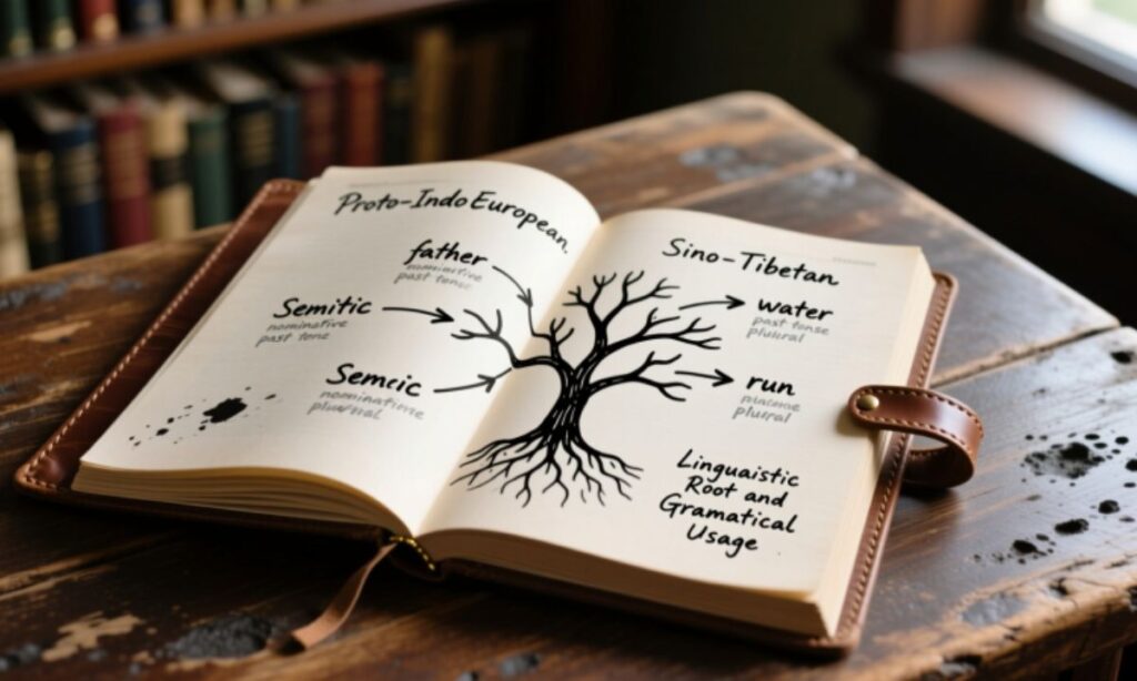 Linguistic Root and Grammatical Usage