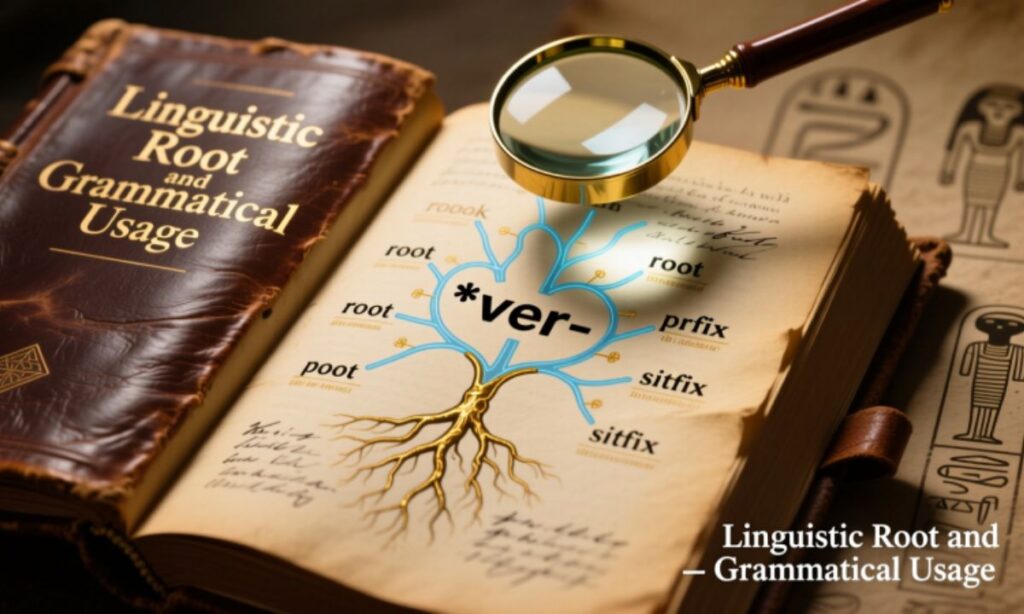 Linguistic Root and Grammatical Usage