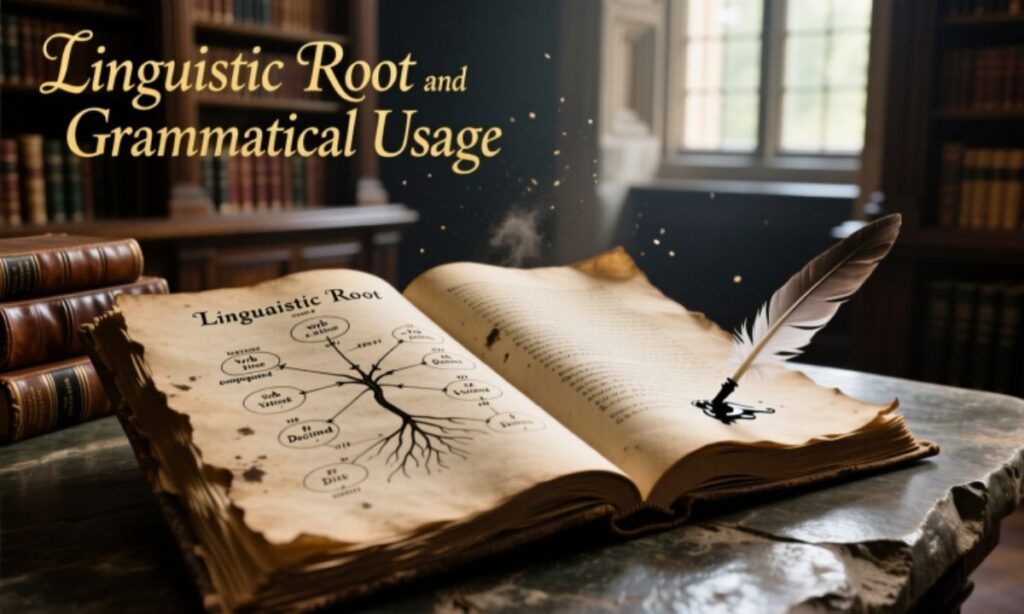 Linguistic Root and Grammatical Usage