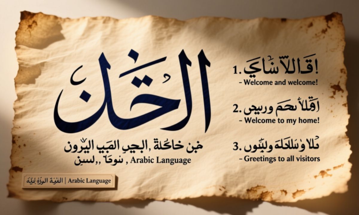 The Word Ahlan Meaning in Arabic With Examples