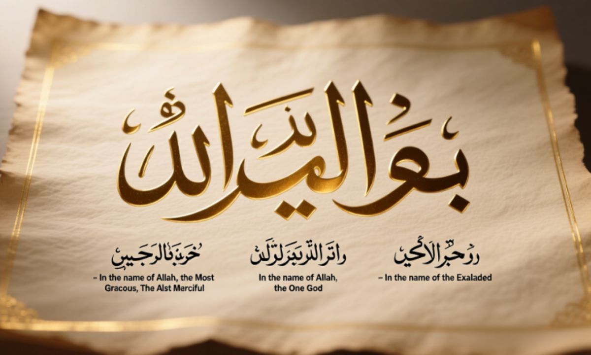 The Word Bismillah Meaning in Arabic With Examples