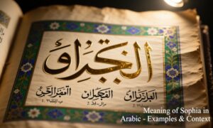 The Word Sophia Meaning in Arabic With Examples
