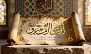 The Word Subhanallahi Wa Bihamdihi Subhanallahil Azeem Meaning in Arabic